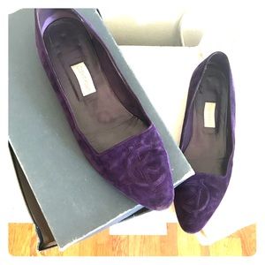 Calvin Klein 1980s Vintage Suede Flats